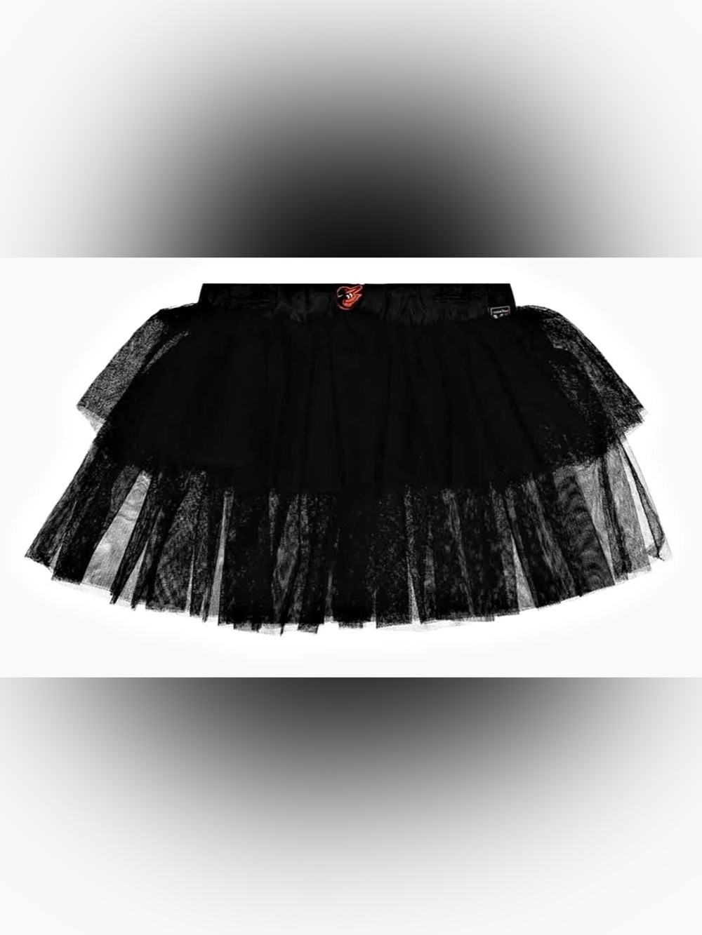 Black Tutu Skirt MLB Baltimore Orioles Tulle Layered Skirt Toddler Girls 2T